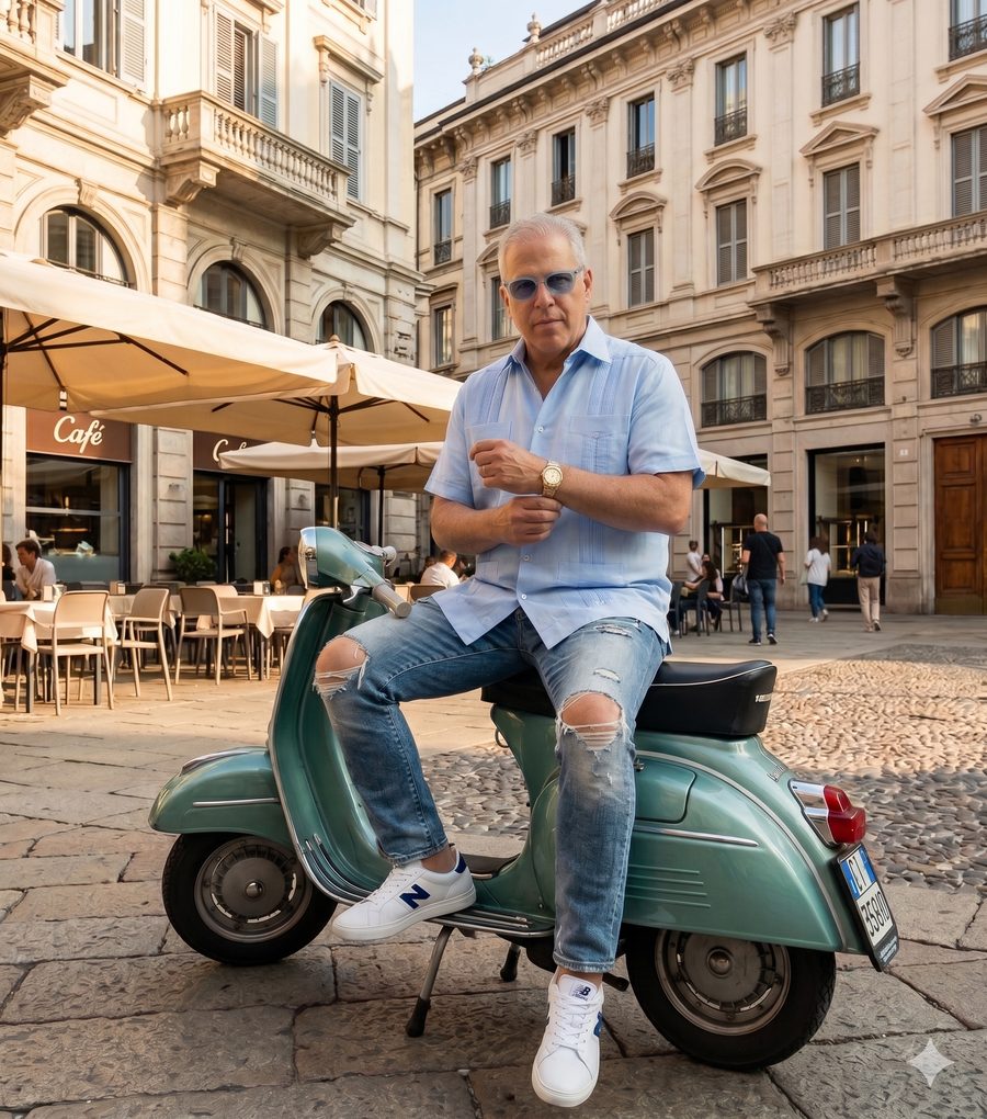 Stephen Monaco in Milan