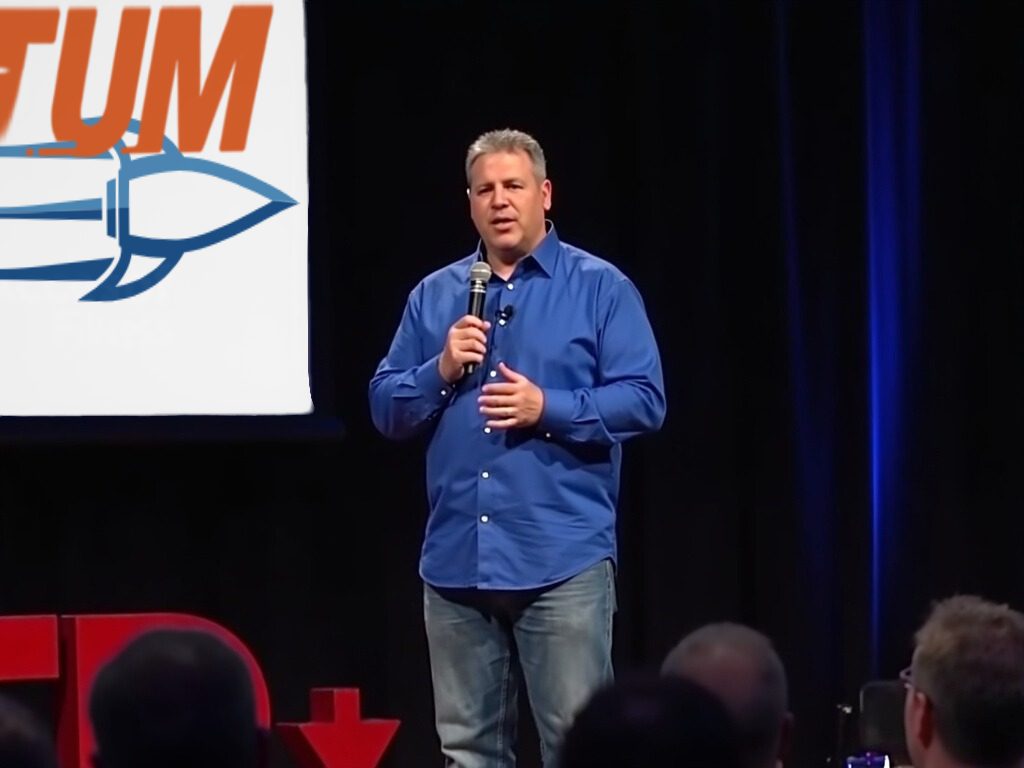 Stephen Monaco speaking at TEDx